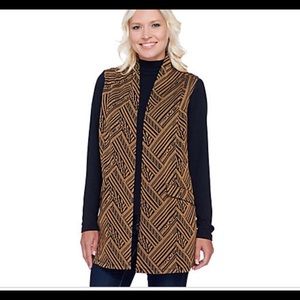 Logo long sleeve jacquard large cardigan